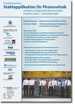 Firmenkonsortium: Stahlapplikation für Photovoltaik